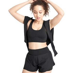 Women's NWOT All In Motion Seamless Medium Support Racerback Midline Sports Bra